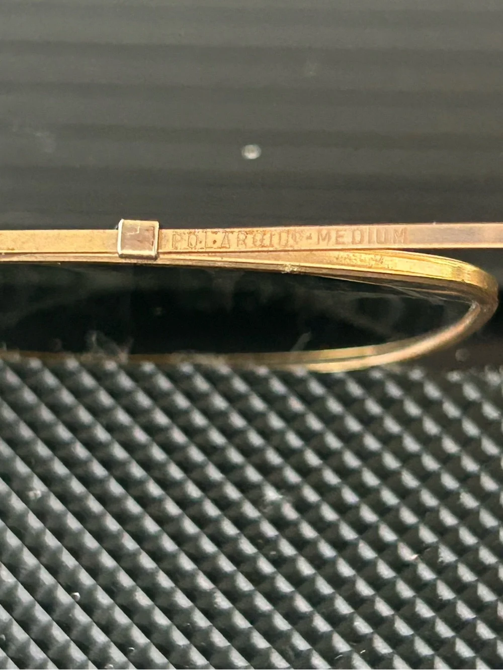 Unbranded Vintage gold frame clip-on Sunglasses Polarized